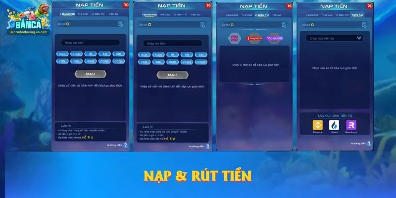 Nạp & rút tiền